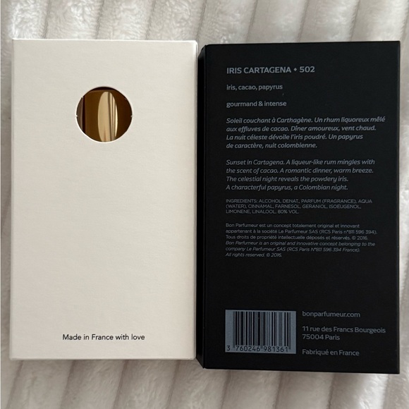 Bon Parfumeur 502 Iris Cartagena Eau De Parfum 15 ML - Picture 5 of 5